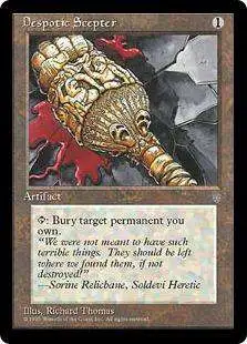 MtG Ice Age Rare Despotic Scepter #316