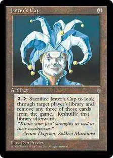 MtG Ice Age Rare Jester's Cap #324 [Heavily Played]