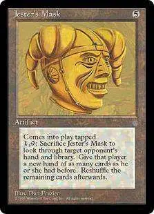 MtG Ice Age Rare Jester's Mask #325