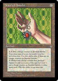 MtG Ice Age Uncommon Jeweled Amulet #326 [Heavily Played]