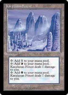 MtG Ice Age Rare Karplusan Forest