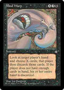 Magic The Gathering Ice Age Single Card Uncommon Mind Warp 148 - ToyWiz