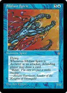MtG Ice Age Rare Sibilant Spirit