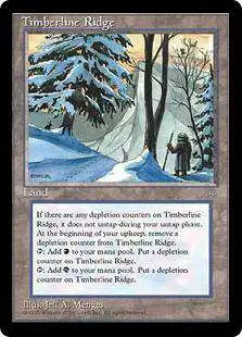 MtG Ice Age Rare Timberline Ridge [Lightly Played]