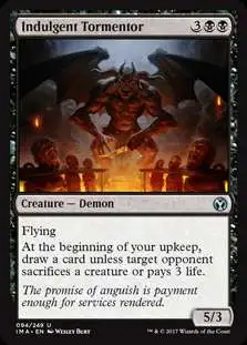 MtG Trading Card Game Iconic Masters Uncommon Indulgent Tormentor #94