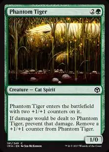 MtG Trading Card Game Iconic Masters Common Phantom Tiger #181