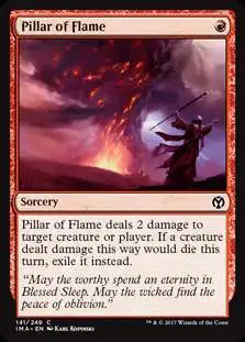 MtG Trading Card Game Iconic Masters Common Pillar of Flame #141