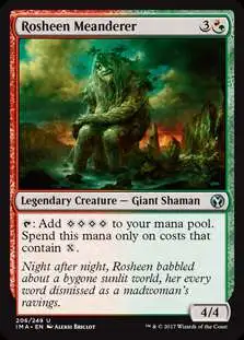 MtG Trading Card Game Iconic Masters Uncommon Rosheen Meanderer #206