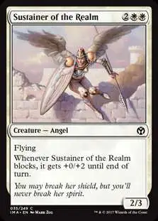 MtG Trading Card Game Iconic Masters Common Sustainer of the Realm #35