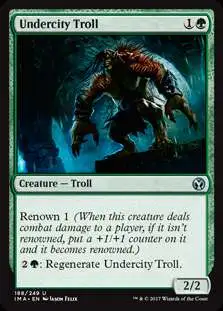 MtG Trading Card Game Iconic Masters Uncommon Undercity Troll #188