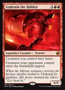 MtG Trading Card Game Iconic Masters Mythic Rare Urabrask the Hidden #152