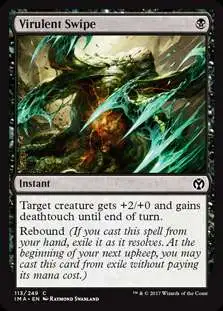 MtG Trading Card Game Iconic Masters Common Virulent Swipe #113