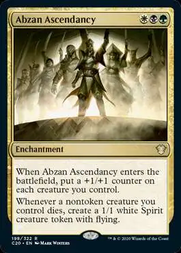 MtG Commander 2020 Rare Abzan Ascendancy #198
