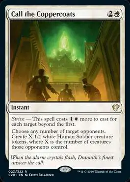 MtG Commander 2020 Rare Call the Coppercoats #23