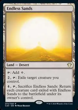 MtG Commander 2020 Rare Endless Sands #272