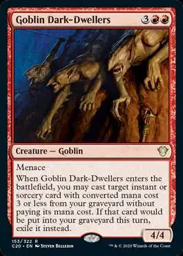 MtG Commander 2020 Rare Goblin Dark-Dwellers #153