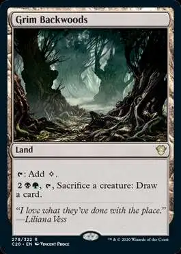 MtG Commander 2020 Rare Grim Backwoods #278