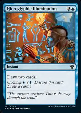 MtG Commander 2020 Common Hieroglyphic Illumination #112
