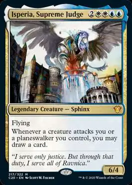 MtG Commander 2020 Mythic Rare Isperia, Supreme Judge #217