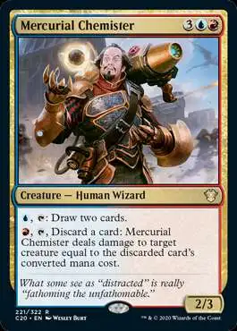 MtG Commander 2020 Rare Mercurial Chemister #221