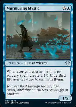 MtG Commander 2020 Uncommon Murmuring Mystic #118