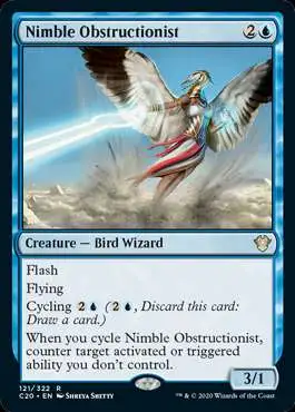 MtG Commander 2020 Rare Nimble Obstructionist #121