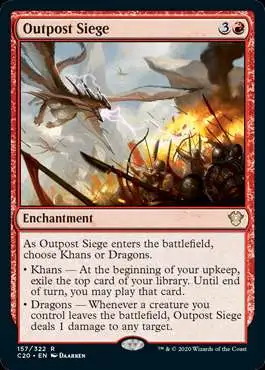 MtG Commander 2020 Rare Outpost Siege #157