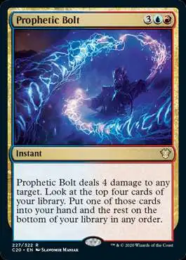 MtG Commander 2020 Rare Prophetic Bolt #227