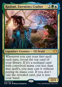 MtG Commander 2020 Mythic Rare Rashmi, Eternities Crafter #229