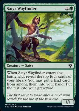 MtG Commander 2020 Common Satyr Wayfinder #188