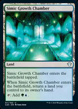 MtG Commander 2020 Uncommon Simic Growth Chamber #311