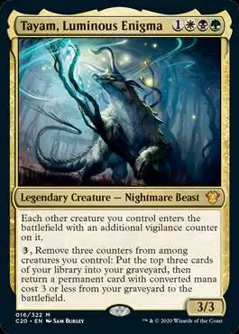 MtG Commander 2020 Mythic Rare Tayam, Luminous Enigma #16