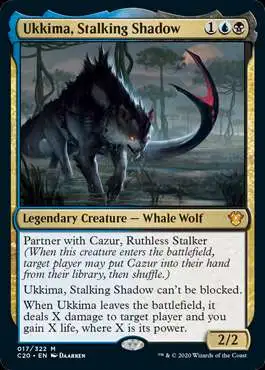 MtG Commander 2020 Mythic Rare Foil Ukkima, Stalking Shadow #17