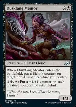 MtG Ikoria: Lair of Behemoths Uncommon Duskfang Mentor #86