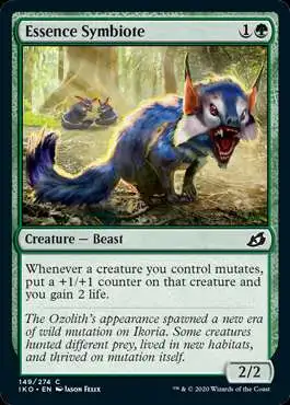 symbiote mtg cards Magic The Gathering Ikoria Lair of Behemoths Single Card Common Essence  Symbiote 149