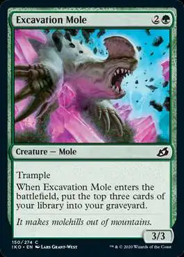 MtG Ikoria: Lair of Behemoths Common Excavation Mole #150