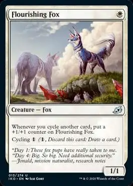 MtG Ikoria: Lair of Behemoths Uncommon Foil Flourishing Fox #13