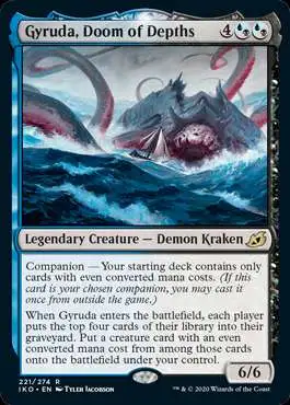 MtG Ikoria: Lair of Behemoths Rare Gyruda, Doom of Depths #221