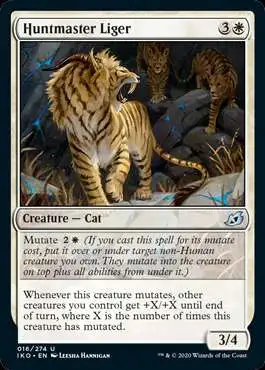 MtG Ikoria: Lair of Behemoths Uncommon Huntmaster Liger #16