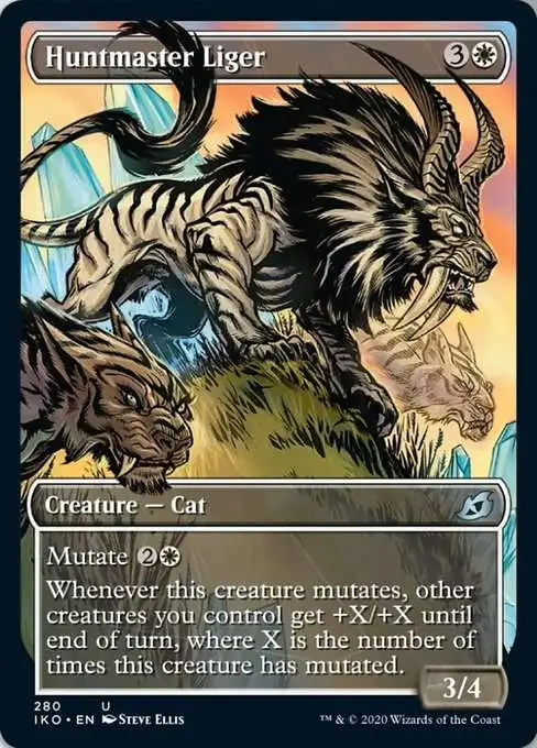 MtG Ikoria: Lair of Behemoths Uncommon Huntmaster Liger #280 [Showcase]