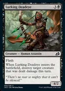 MtG Ikoria: Lair of Behemoths Common Lurking Deadeye #94