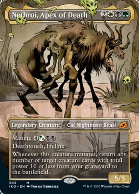 MtG Ikoria: Lair of Behemoths Mythic Rare Nethroi, Apex of Death #303  [Showcase]