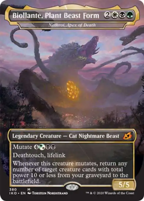 MtG Ikoria: Lair of Behemoths Mythic Rare Biollante, Plant Beast Form #380 [Nethroi, Apex of Death]