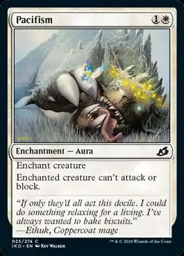 MtG Ikoria: Lair of Behemoths Common Foil Pacifism #25