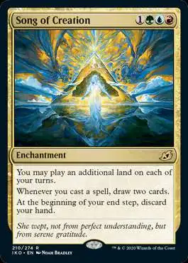 Magic The Gathering Ikoria Lair of Behemoths Single Card Rare Song of  Creation 210 - ToyWiz