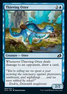 MtG Ikoria: Lair of Behemoths Common Thieving Otter #69