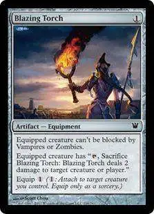 MtG Trading Card Game Innistrad Common Blazing Torch #216