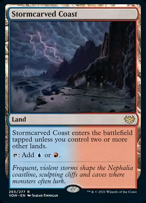 MtG Trading Card Game Innistrad: Crimson Vow Rare Stormcarved Coast #265