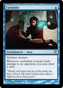 MtG Trading Card Game Innistrad Uncommon Foil Curiosity #49