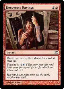 MtG Trading Card Game Innistrad Uncommon Desperate Ravings #139